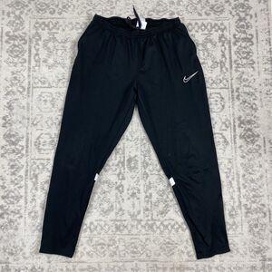 Nike Dri-Fit Pants Mens Black DA2800 Soccer Training Athletic Zippered Size XL